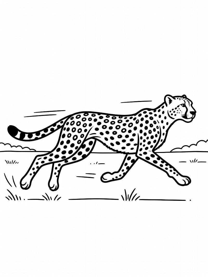 Speedy cheetah