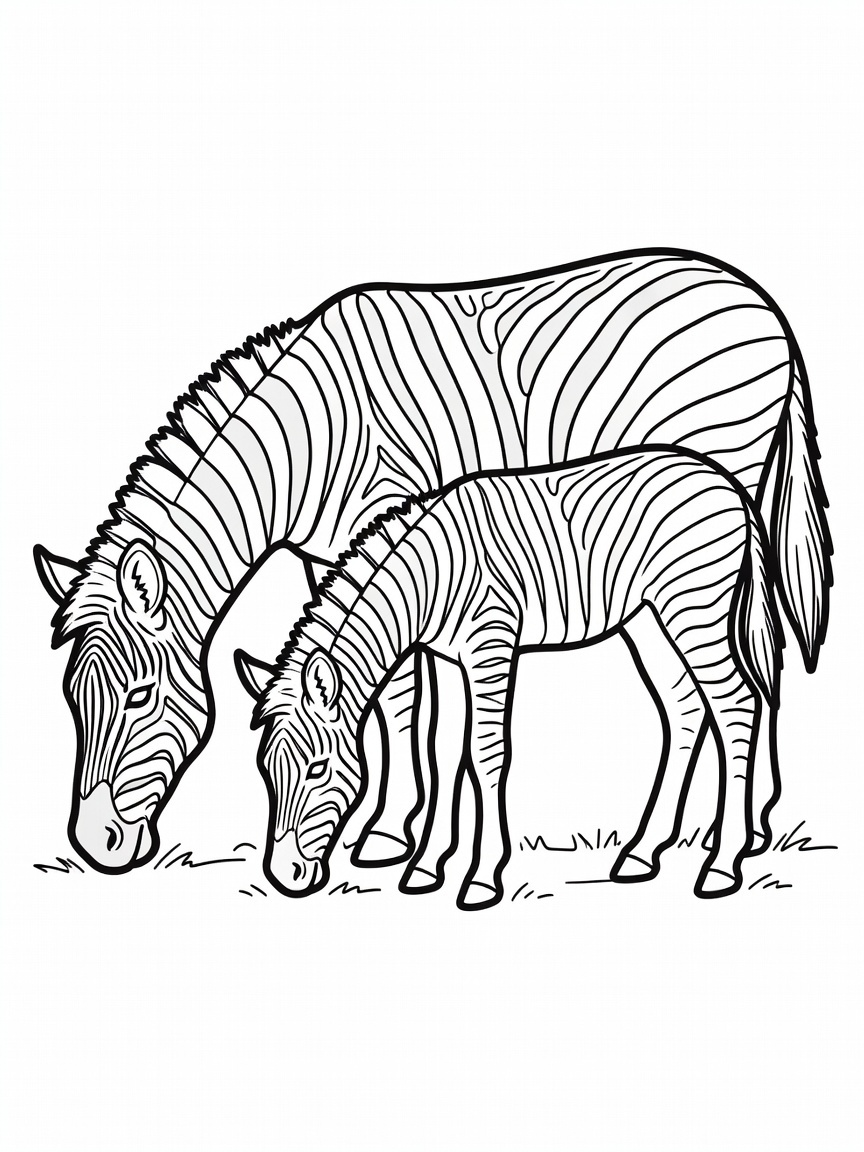 Zebra family